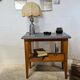Vintage console with compass legs