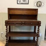 Console or turned wooden service table