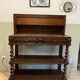 Console or turned wooden service table