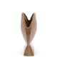 Vase coquille en grès de Michel Dumont, céramique années 70
