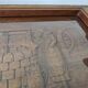 Vintage wooden serving tray signed Souron