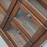 Vintage Dutch Pine Haberdashery Shop Cabinet, Mid-Century