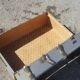 Vintage wooden travel trunk stamped bagage j.m.g.é.