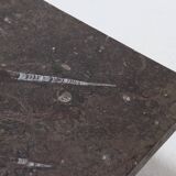 Rare table basse en pierre fossile par Metaform 1970