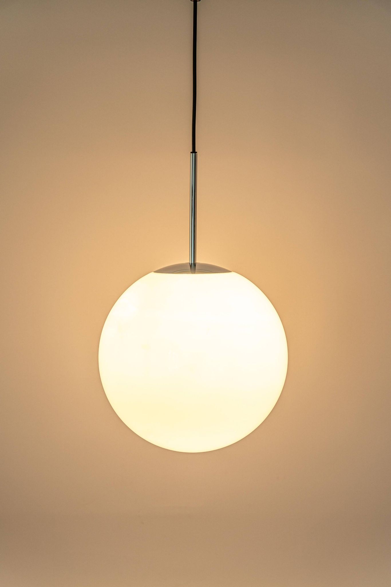 Opal ball pendant by Peill Putzler, Germany, 1970s