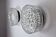 Duo d'appliques peris andreu, verre taillé, espagne, 1970