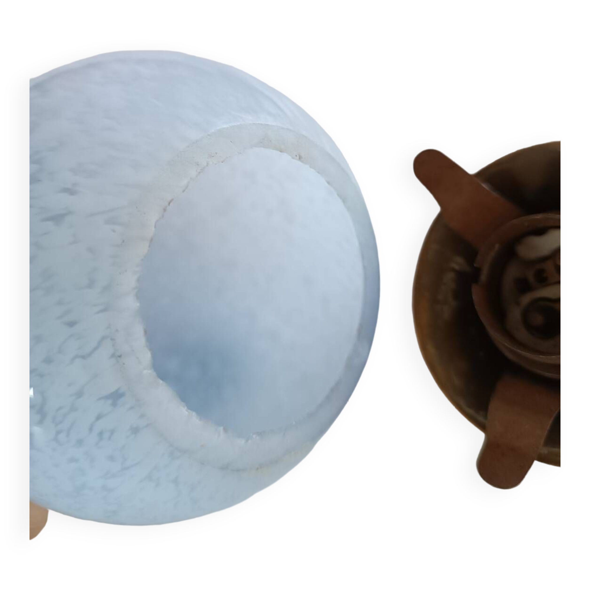 Clichy glass wall light