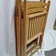 3 wooden folding chairs from 1960/70