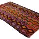 Turkish Kilim Yuruk Vintage 165x275 cm Geometric Pink Green Yellow