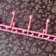 Yaffa doremi pink vintage 80s coat rack