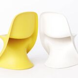 7 children's chairs cassalino by alexander begge, 1970s for manufacturer casala, germany