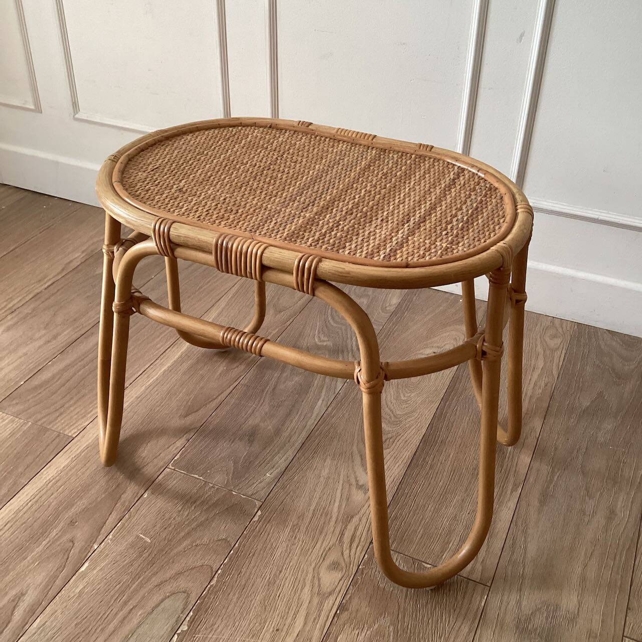 Rattan coffee table