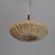 Danish cocoon suspension in teak and canvas 1950