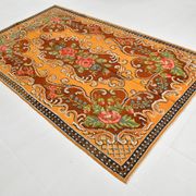 Wine Red & Orange Classic Vintage Kilim Rug, 171x289Cm