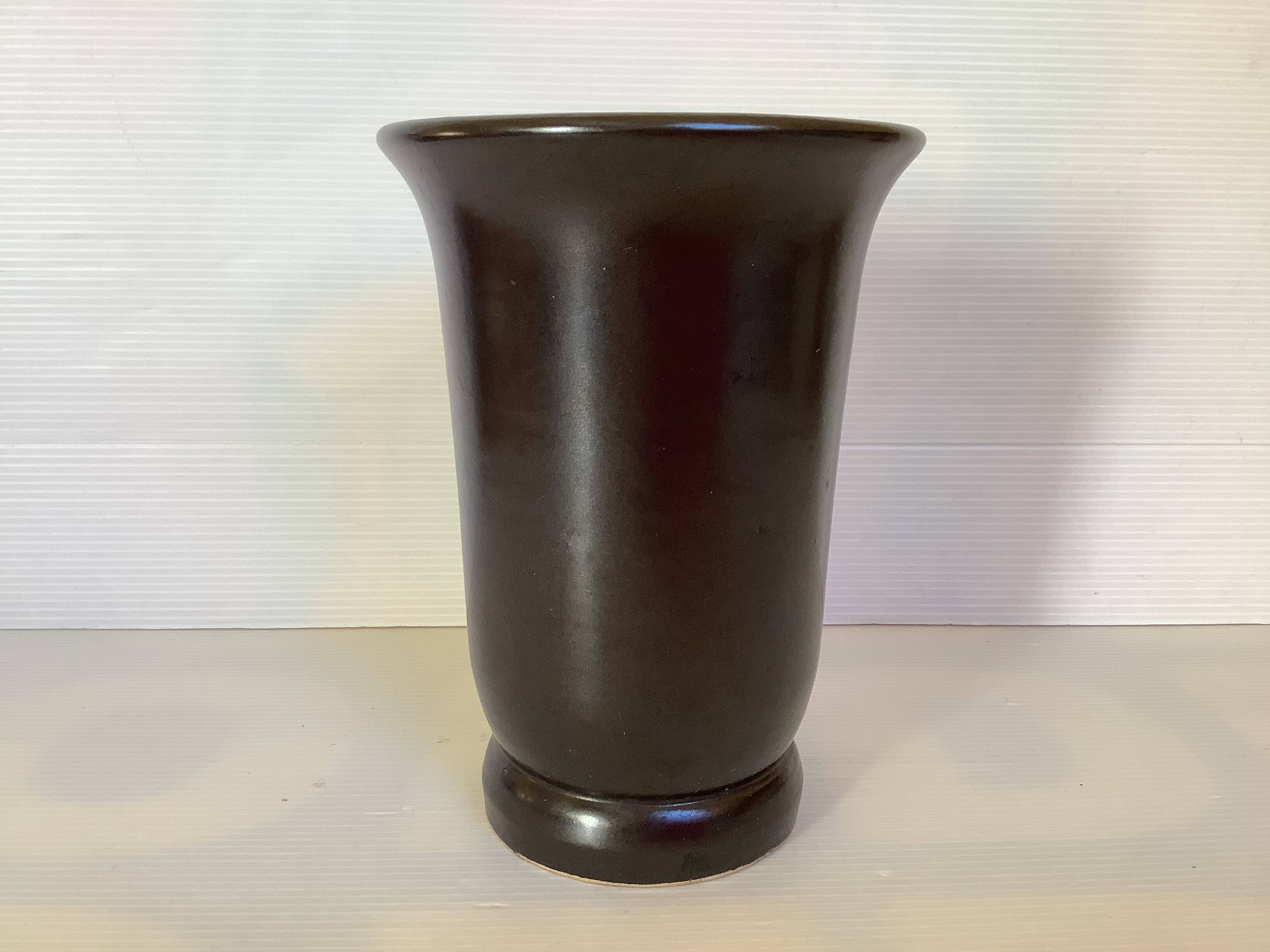 Vase noir keramik ES Emons et Söhne Germany