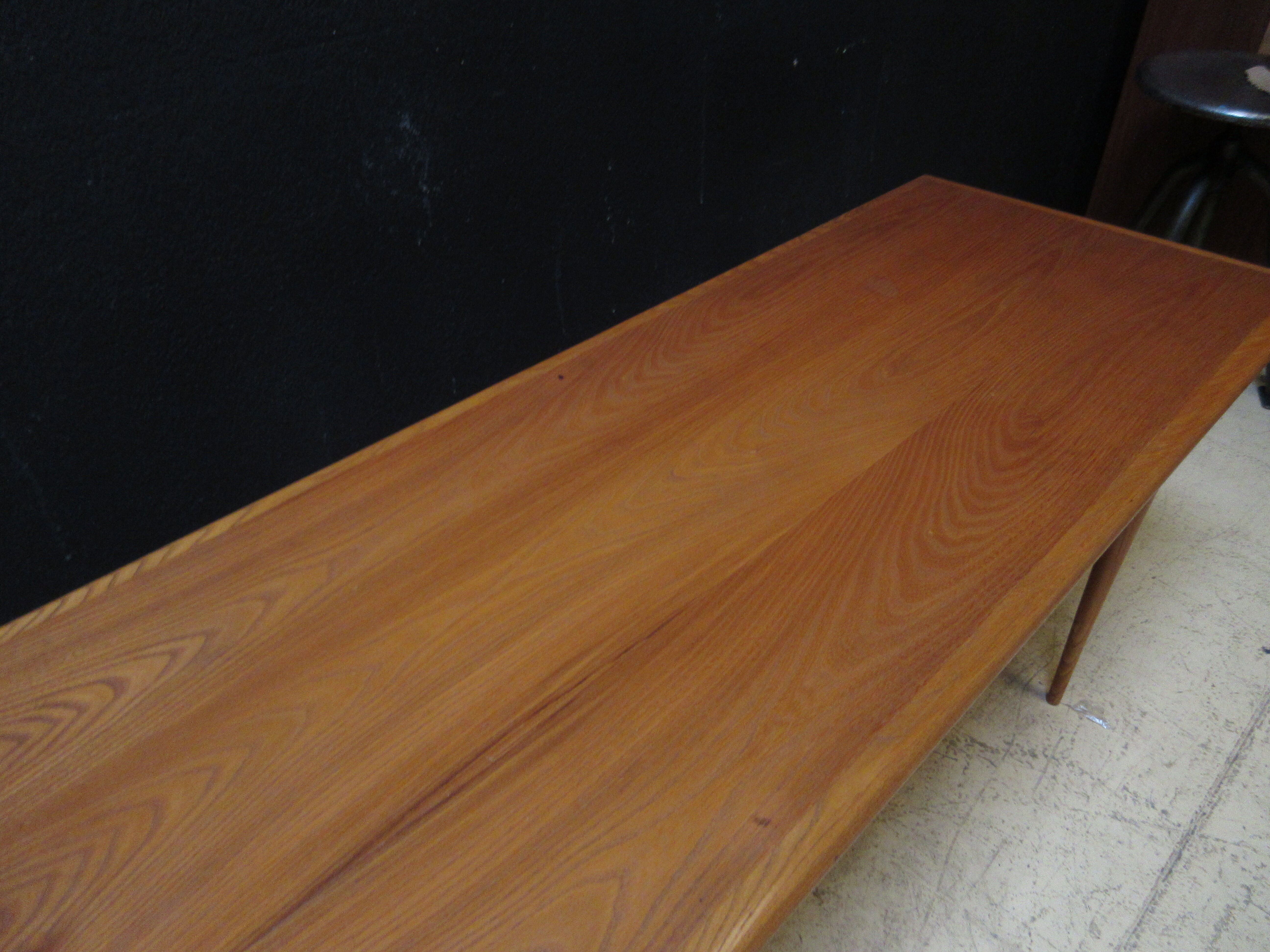 Vintage wooden coffee table, mid century, Czech, Nabytec