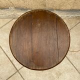 Tripod wooden stool vintage design 1960