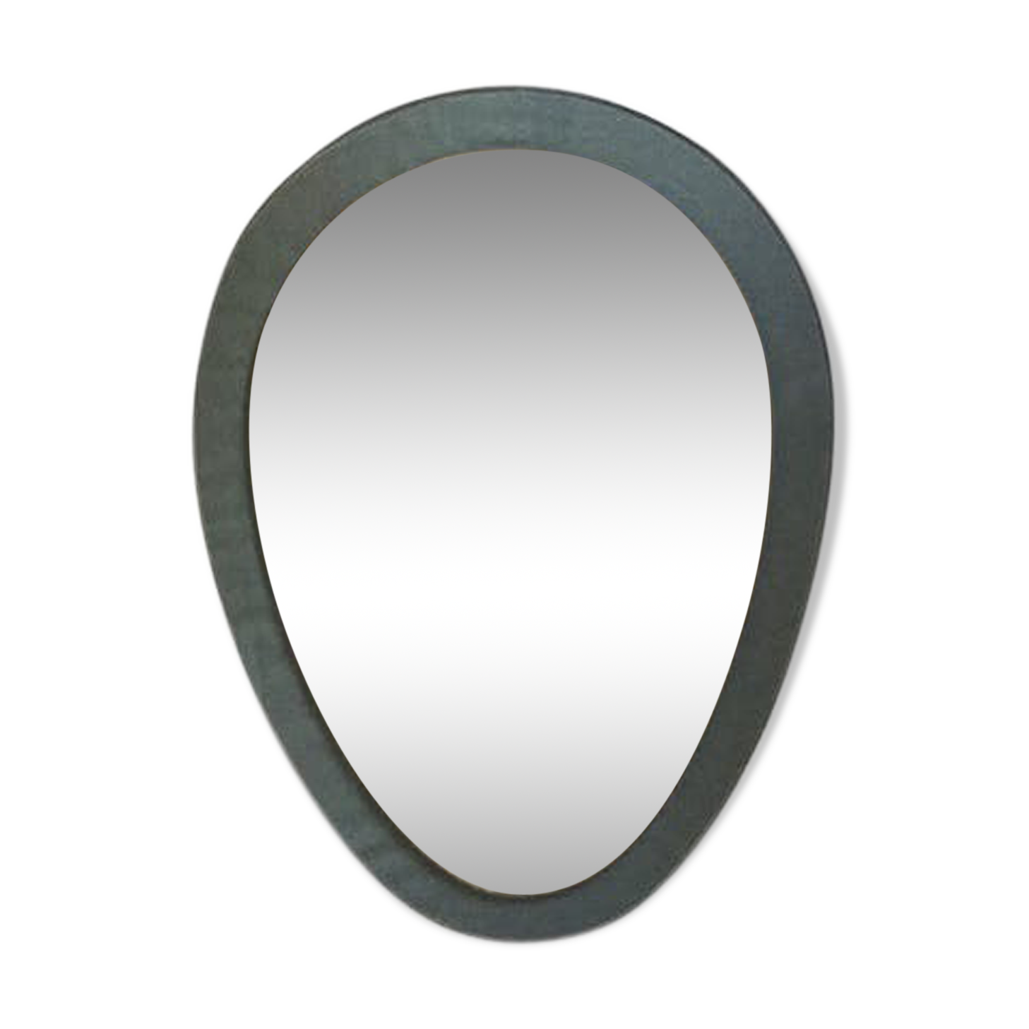 Double egg-shaped mirror, Italian design, 1960s / 1970s
