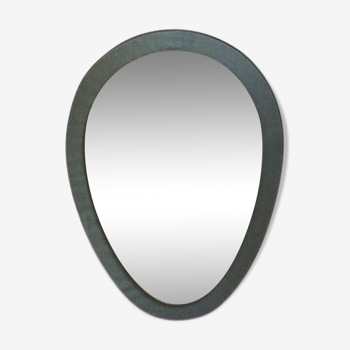 Double egg-shaped mirror, Italian design, 1960s / 1970s