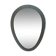 Double egg-shaped mirror, Italian design, 1960s / 1970s