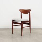 Set of three teak chairs, danish design, 1970s