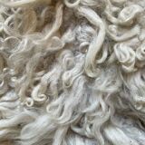 Small sheepskin, raw, brown and beige, authentic