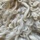Small sheepskin, raw, brown and beige, authentic