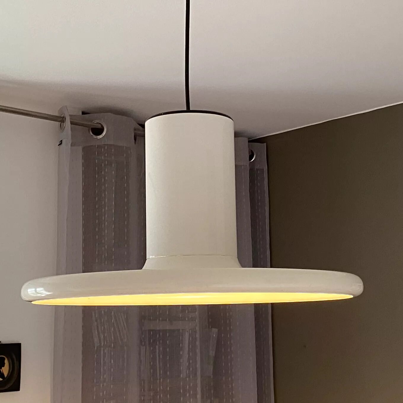 Suspension Pendolita by Lita, 1970, white