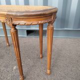 Banquette de piano 6 pieds cannee ancienne style louis xvi vintage
