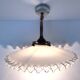 Opaline porcelain brass wall light early 20th century