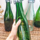 Vintage bottle with porcelain stopper