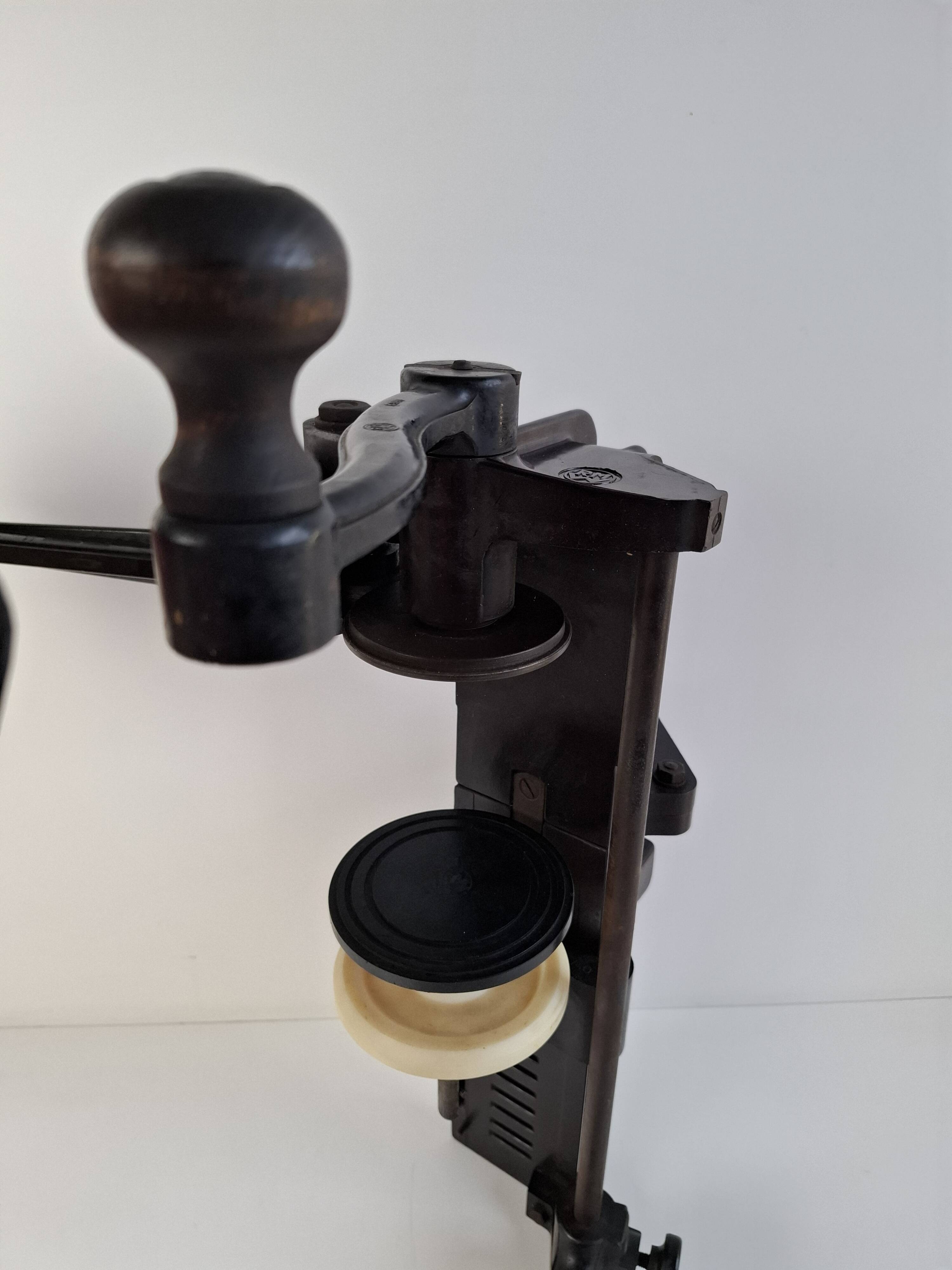 Art Deco Czechoslovak Industrial Tabletop Can Closer, 1930s