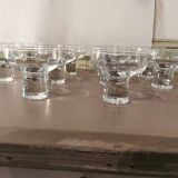 Lot de 10 coupes à Champagne vintage années 70