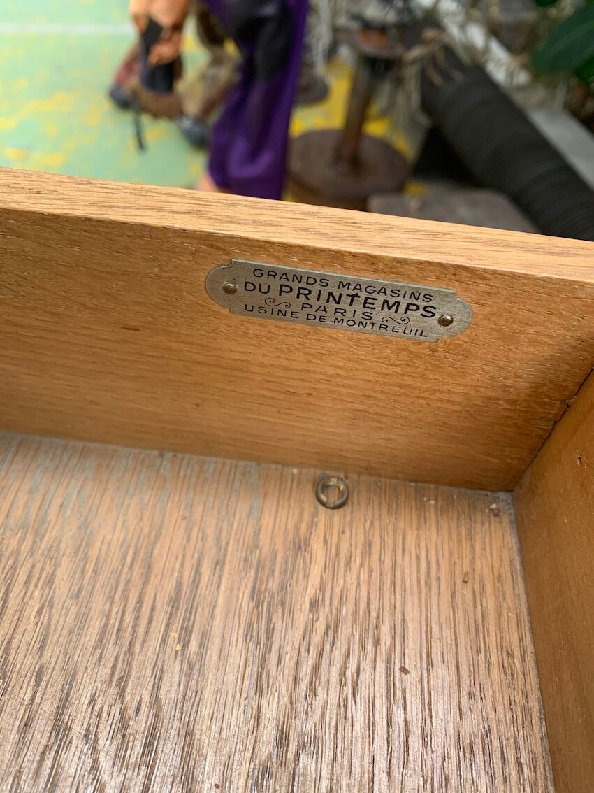Vintage wood dressing table