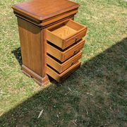 Wooden Louis Philippe style chest of drawers – 4 drawers