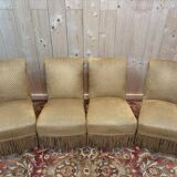 Set of 4 Napoleon III armchairs