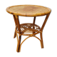 Vintage rotin low table
