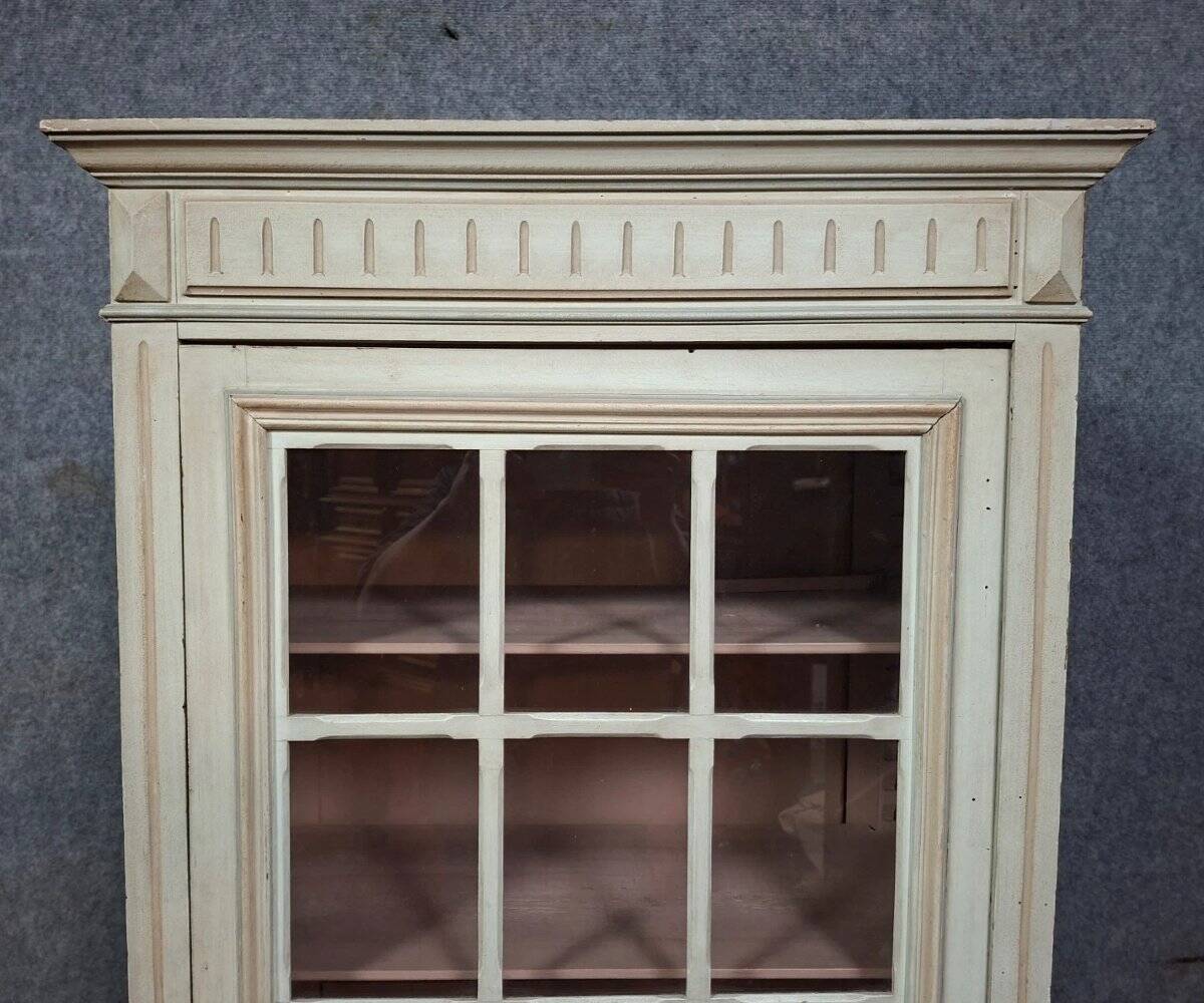 Display cabinet with a Louis XVI style lacquered door – early 20th century