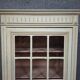 Display cabinet with a Louis XVI style lacquered door – early 20th century