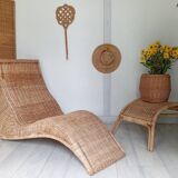 Carl Ojerstam rattan lounge chair
