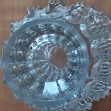 Molded glass vase "thorns"