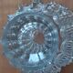 Molded glass vase "thorns"