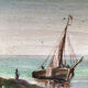 Tableau XIXème "Marine bretonne"