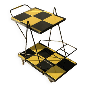 Desserte bar roulante