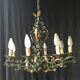 Wrought iron chandelier 1940