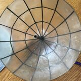 Mother-of-pearl and brass ceiling light