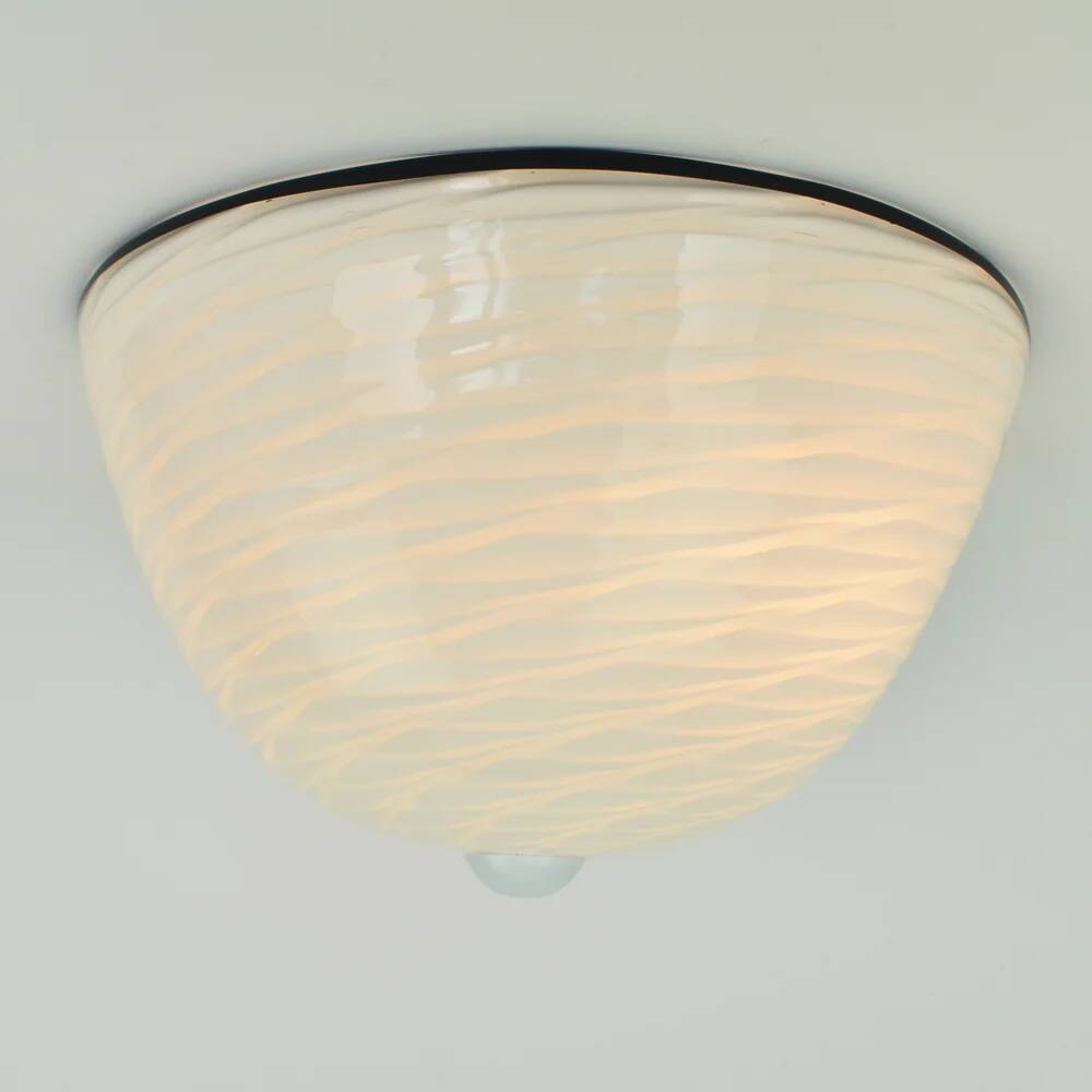 Vintage Artigianato Muranese Murano Flush Mount Ceiling Light