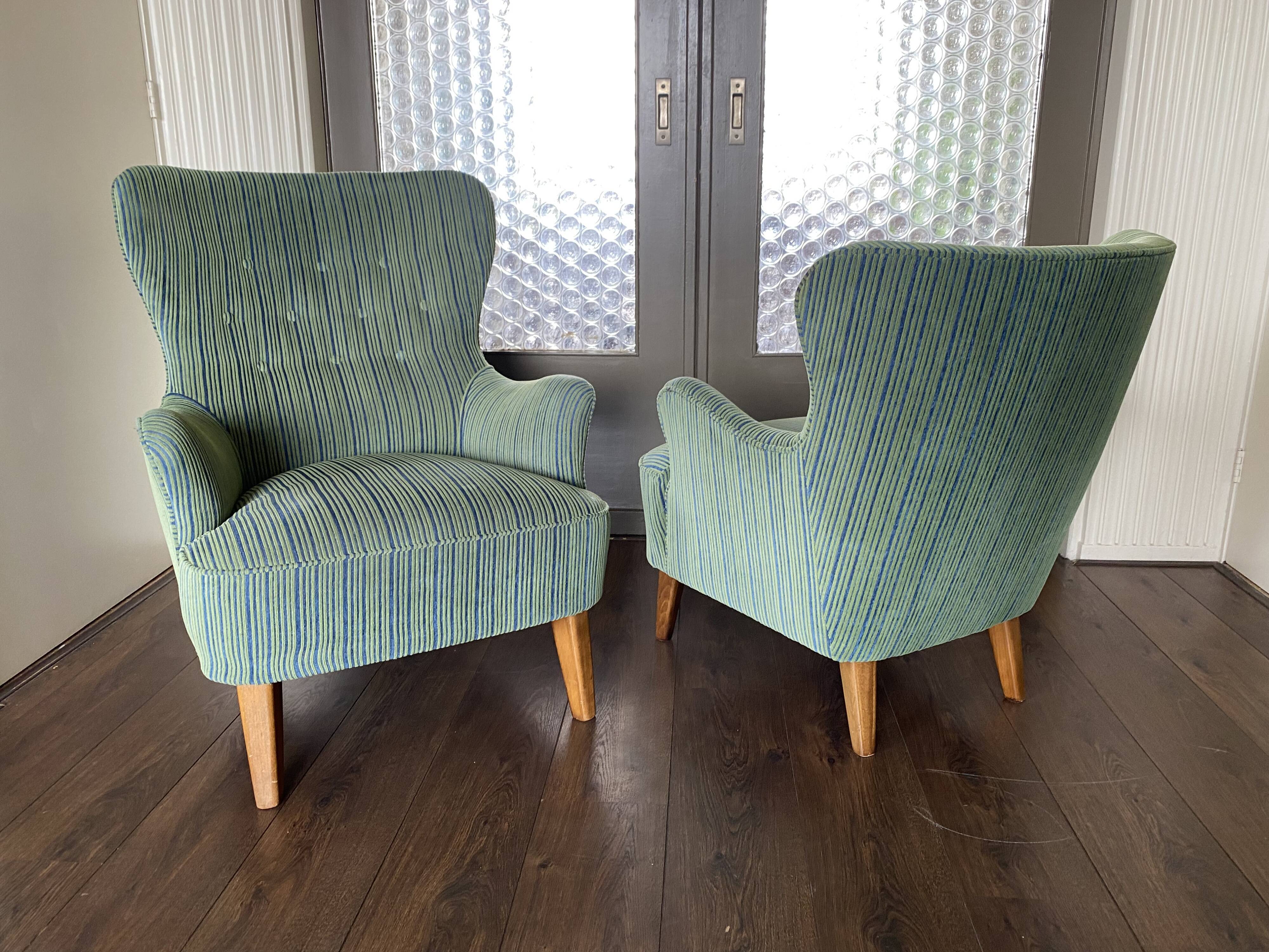 Vintage Lounge Chairs by Theo Ruth for Artifort, 1950s, Set of 2