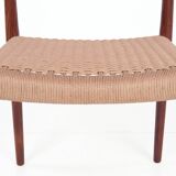 Six chairs by Niels O. Moller, rosewood, model 77, with certificate