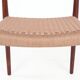 Six chairs by Niels O. Moller, rosewood, model 77, with certificate